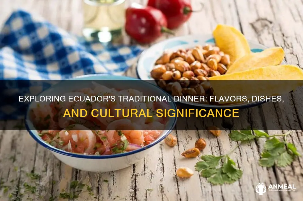 what is a typical dinner in ecuador