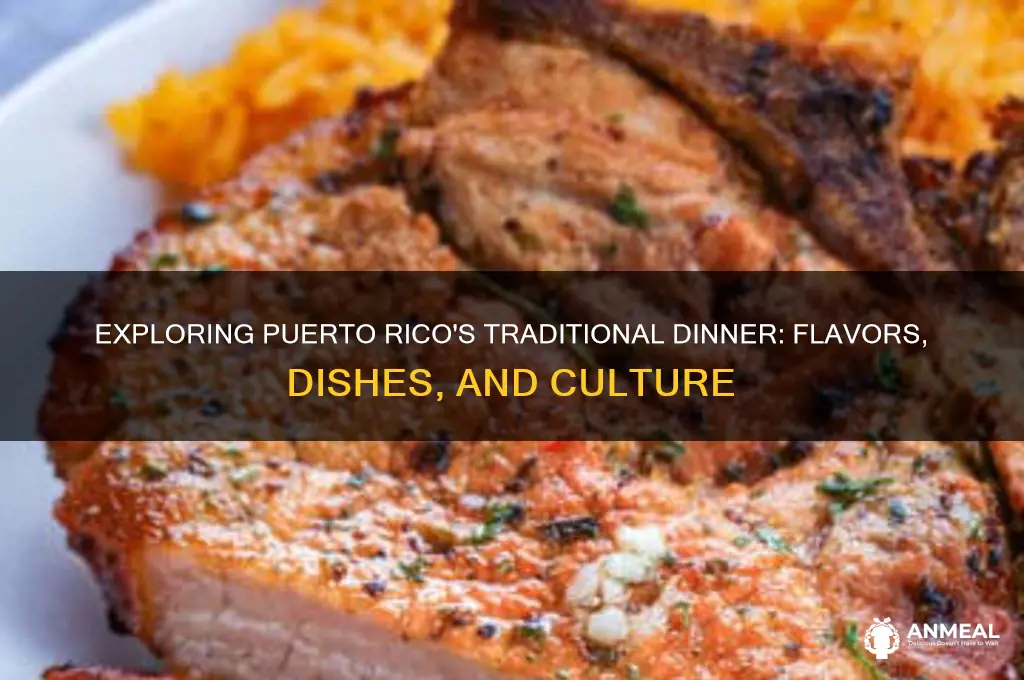 what is a typical dinner in puerto rico