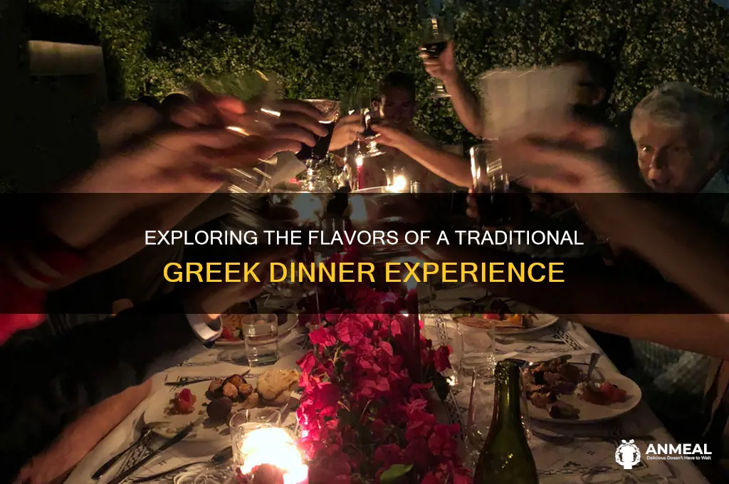 what is a typical greek dinner