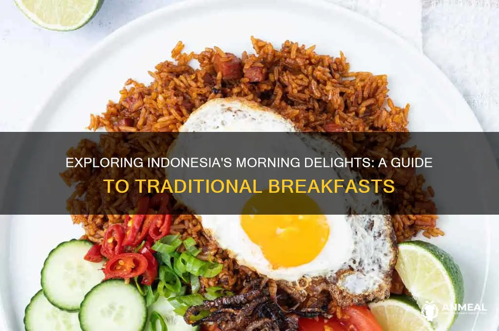 what is a typical indonesian breakfast