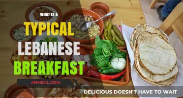 Discover the Delicious Flavors of a Traditional Lebanese Breakfast