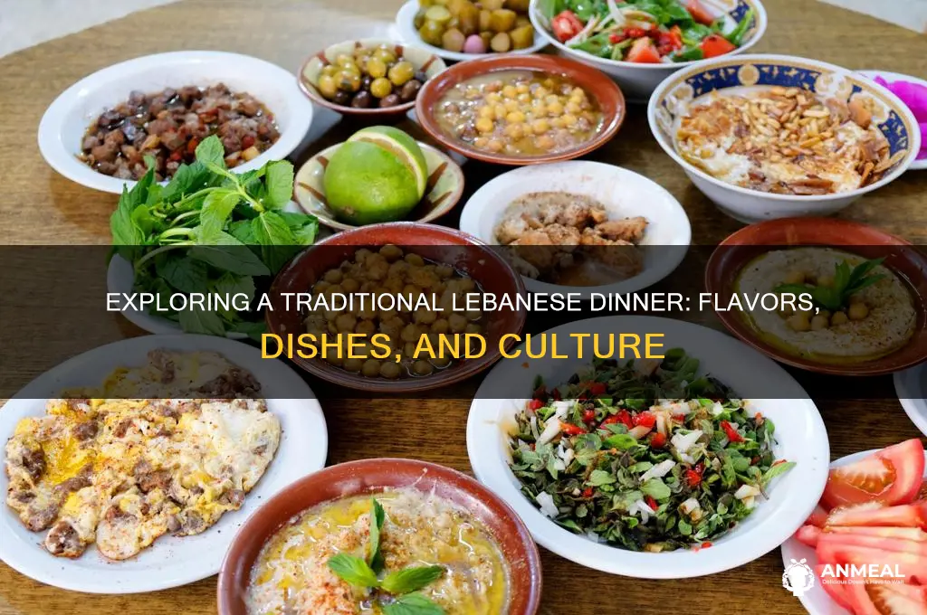 what is a typical lebanese dinner