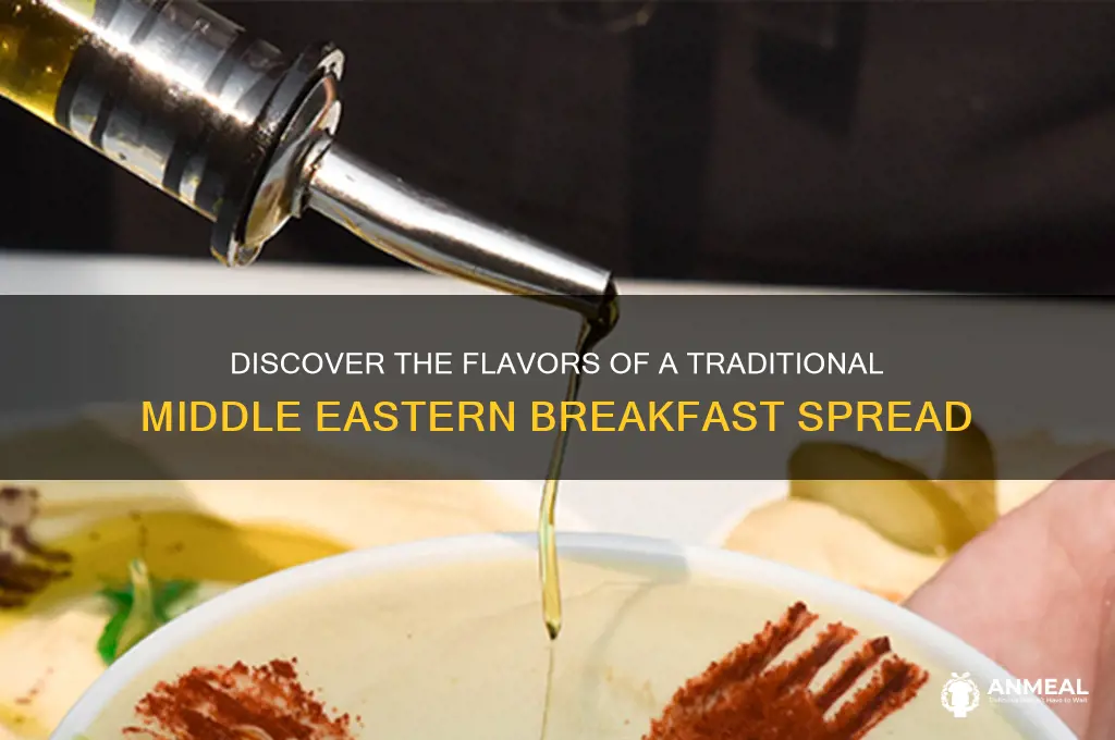 what is a typical middle eastern breakfast