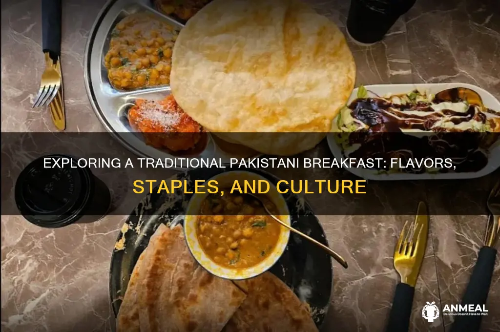 what is a typical pakistani breakfast