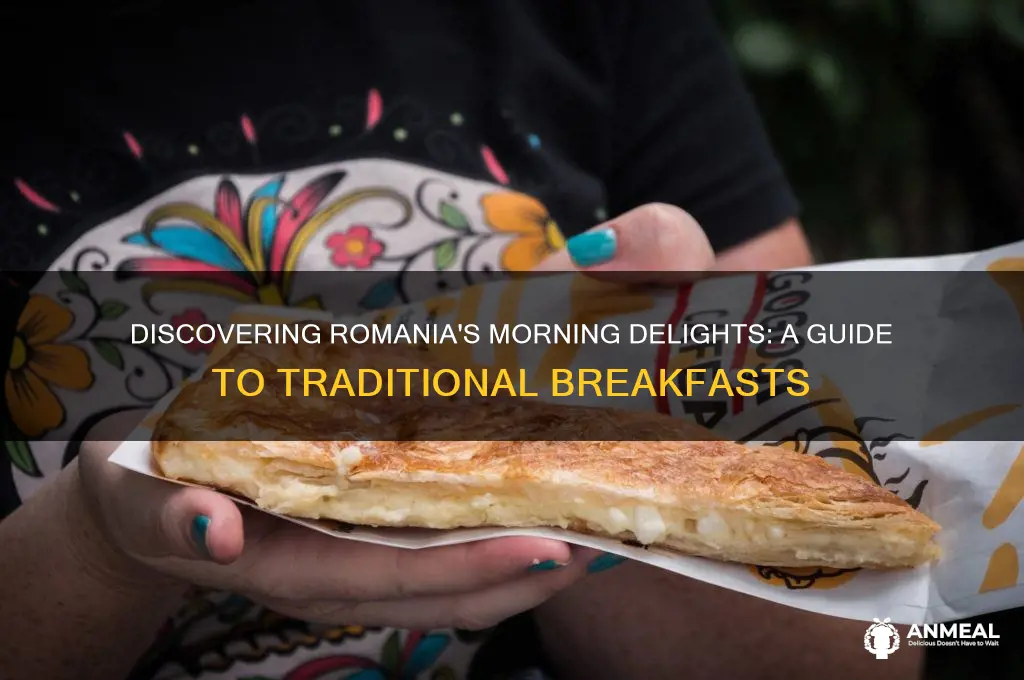 what is a typical romanian breakfast