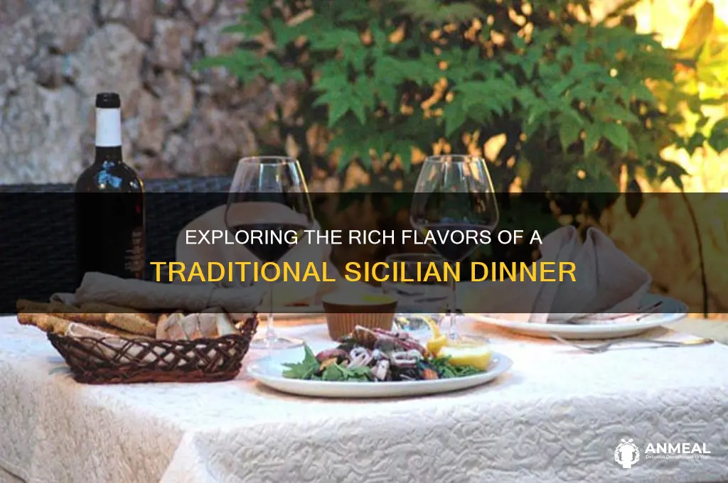 what is a typical sicilian dinner
