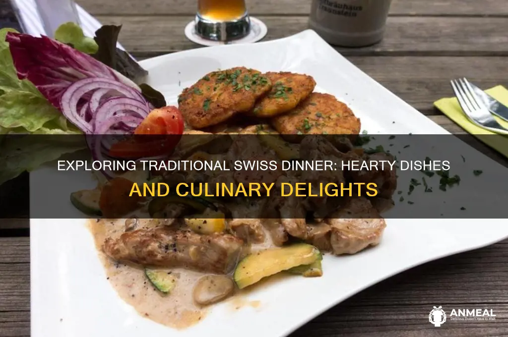 what is a typical swiss dinner