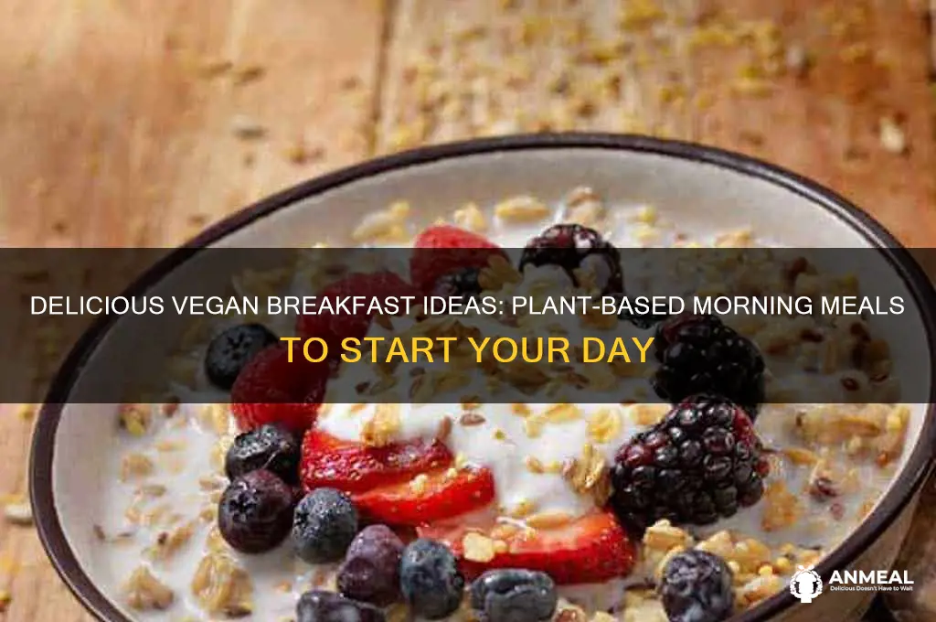 what is a vegan breakfast