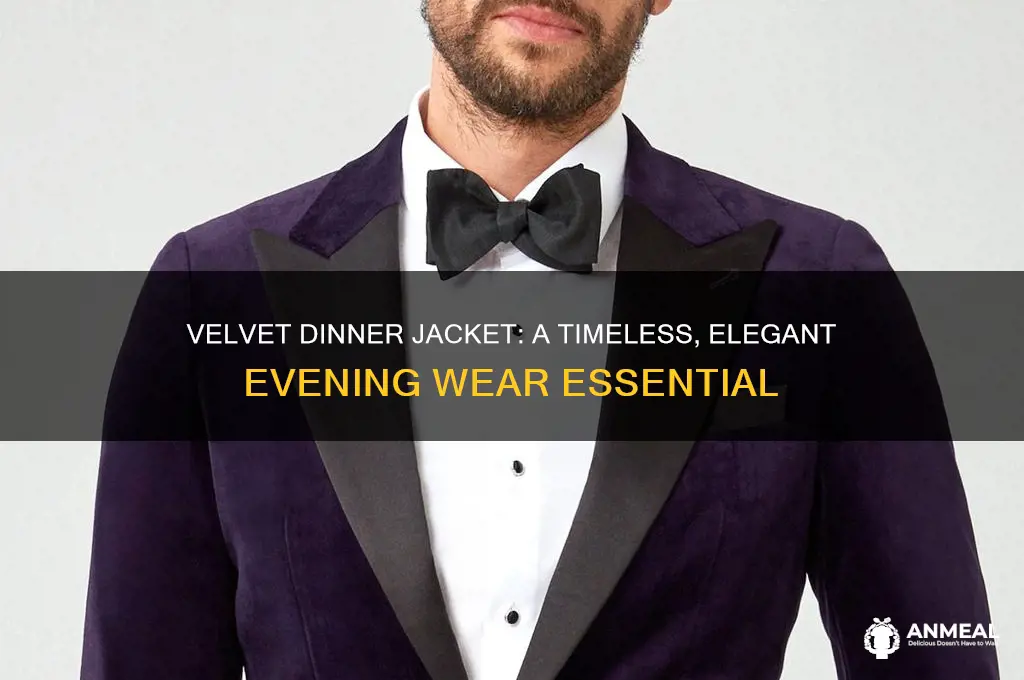 what is a velvet dinner jacket