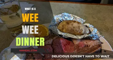 Unveiling the Wee Wee Dinner: A Unique Culinary Tradition Explained