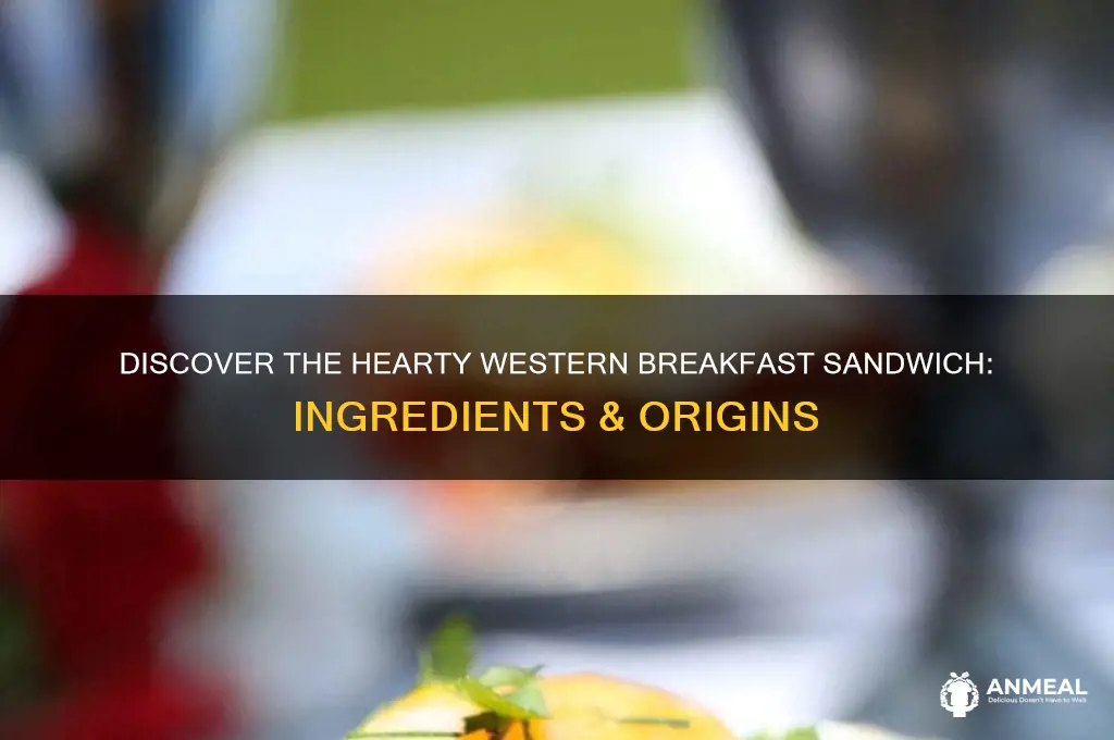 what is a western breakfast sandwich