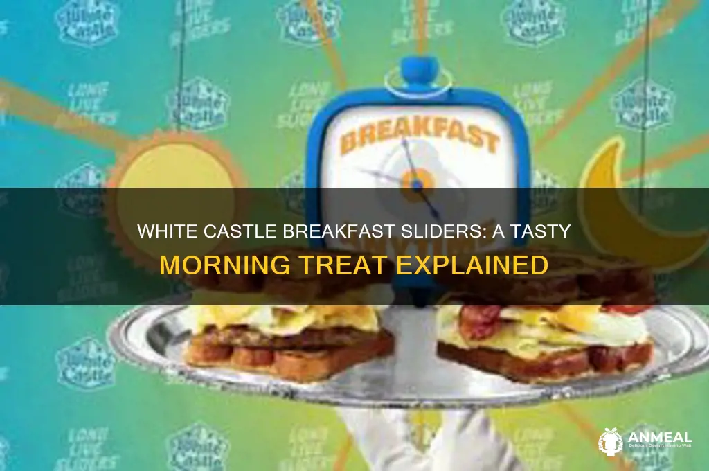 what is a white castle breakfast slider