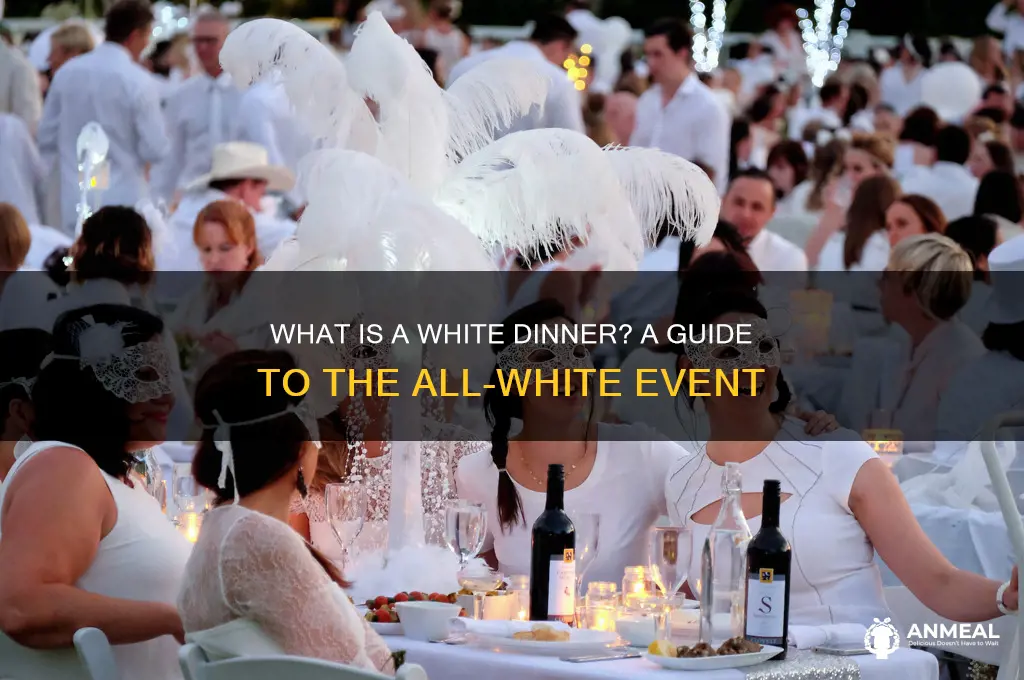 what is a white dinner