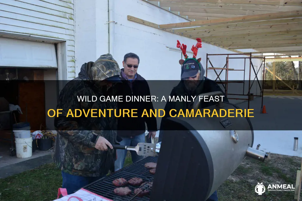 what is a wild game dinner for men