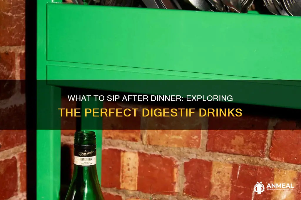 what is after dinner drink called