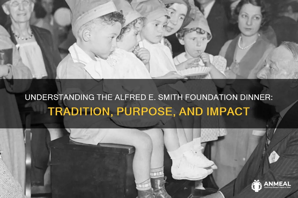 what is alfred e smith foundation dinner