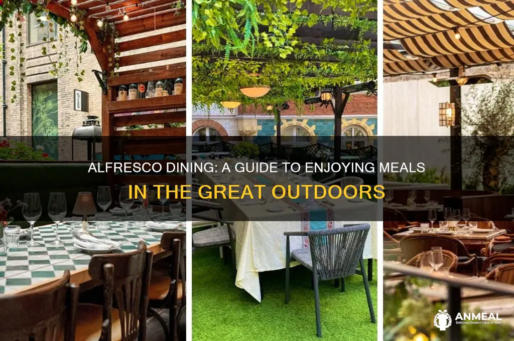 what is alfresco dinner