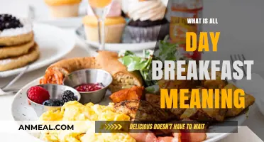 Understanding the All Day Breakfast Concept: Meaning and Benefits Explained