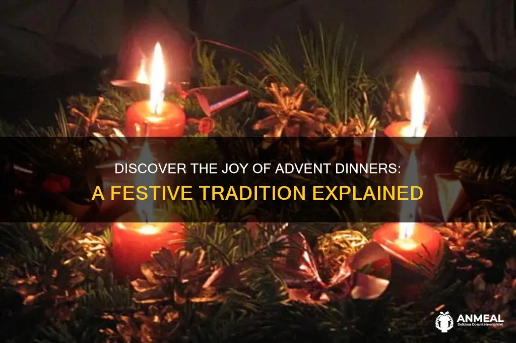 what is an advent dinner