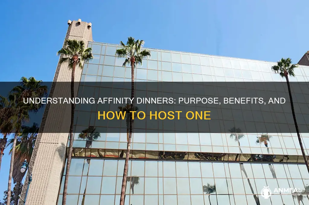 what is an affinity dinner