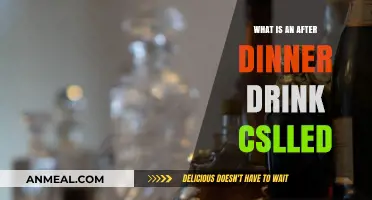 Exploring the Perfect After-Dinner Drink: Names, Traditions, and Delights