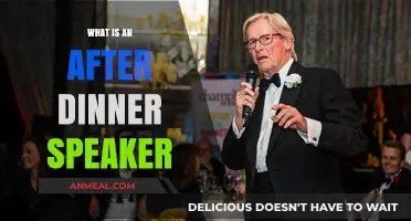 The Role and Impact of an After Dinner Speaker Explained