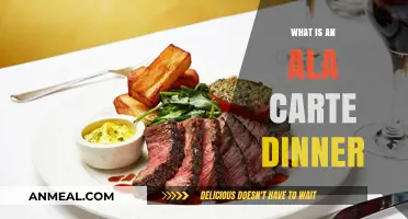 Understanding the Concept of an Ala Carte Dinner Menu