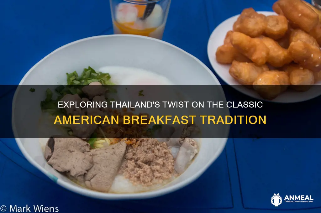 what is an american breakfast in thailand