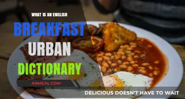 Exploring the Urban Dictionary Definition of a Traditional English Breakfast