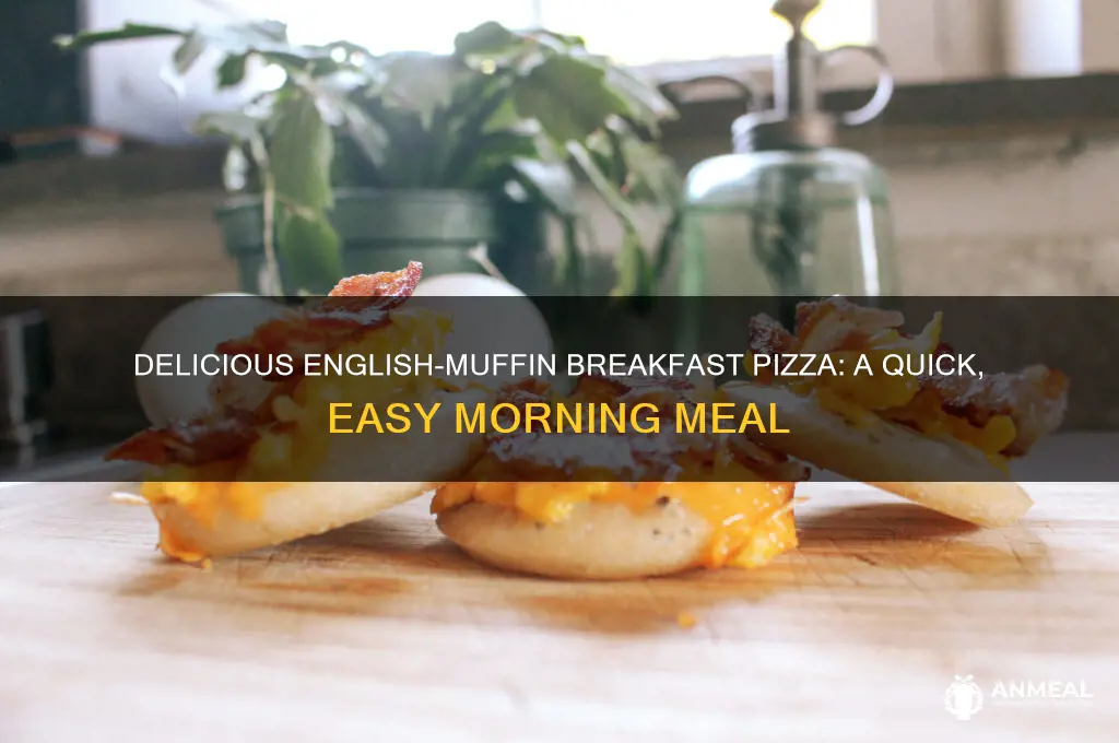 what is an english-muffin breakfast pizza