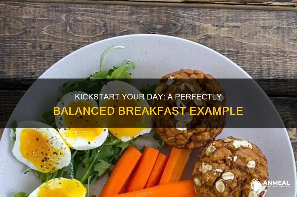 what is an example of a balanced breakfast