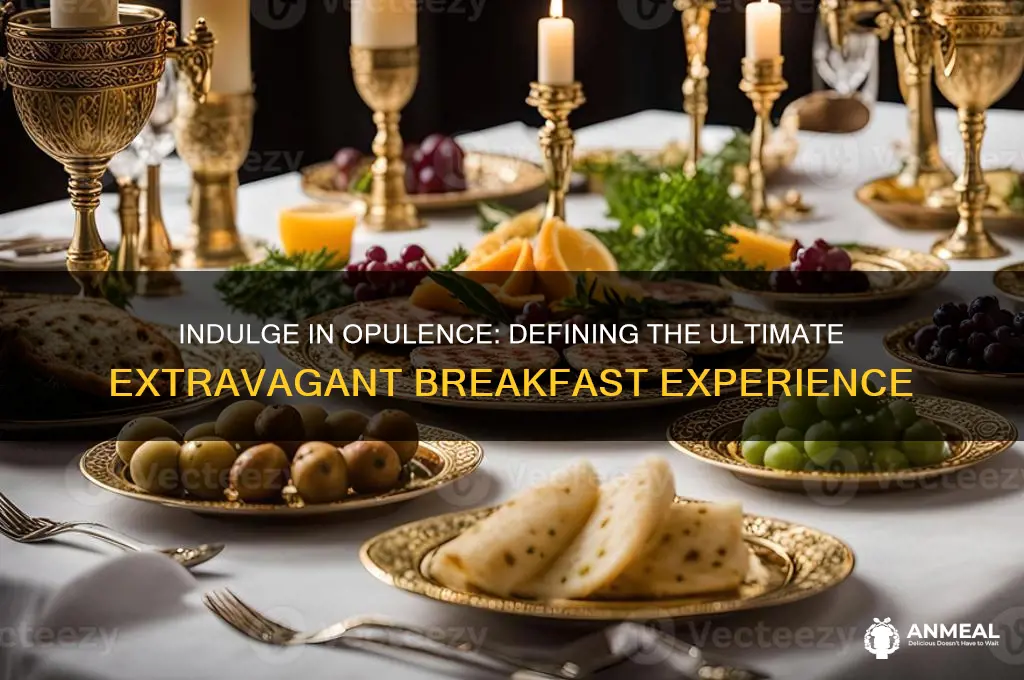 what is an extravagant breakfast