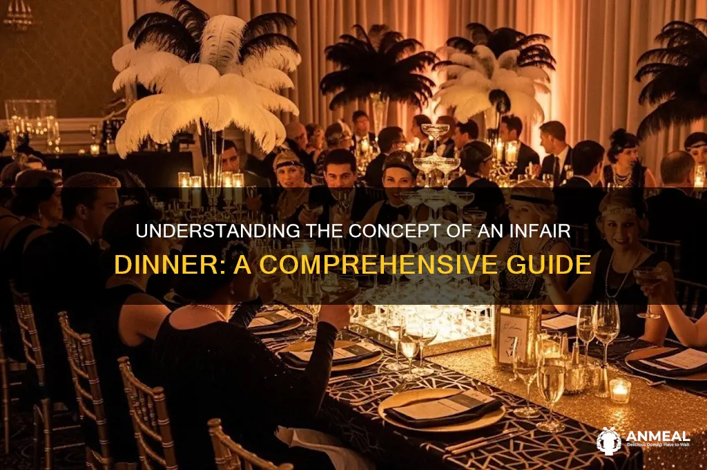 what is an infair dinner