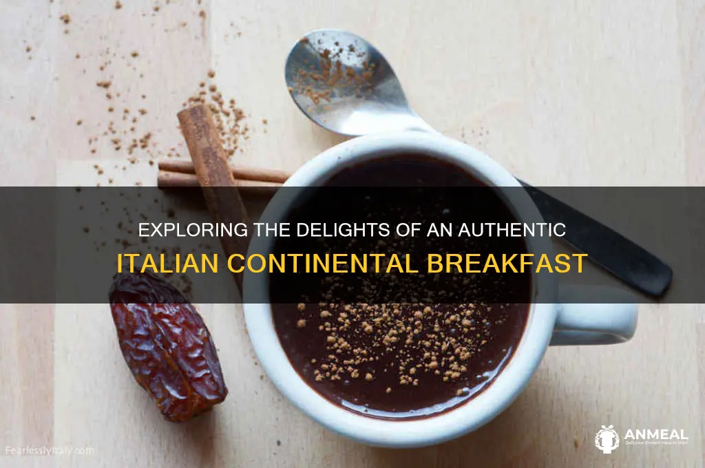what is an italian continental breakfast