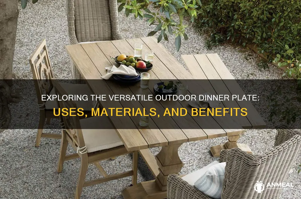 what is an outdoor dinner plate