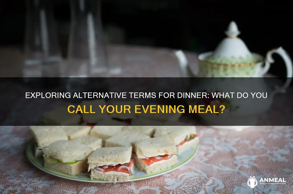 what is another name for dinner
