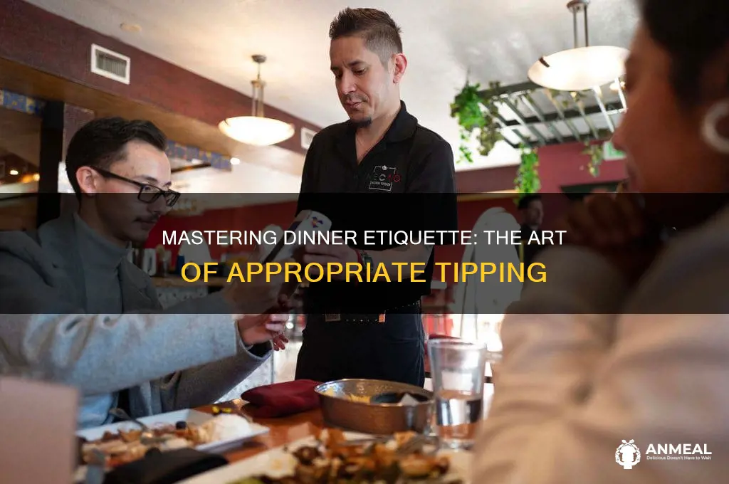 what is appropriate dinner tip