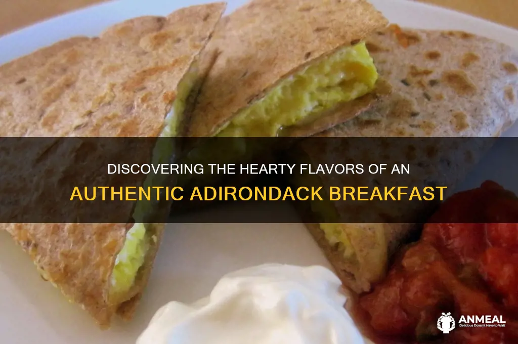 what is authentic adirondack breakfast
