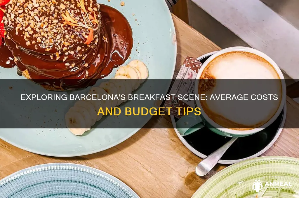 what is average cost of breakfast in barcelona