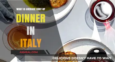 Exploring Italy's Dining Scene: Average Cost of Dinner Revealed