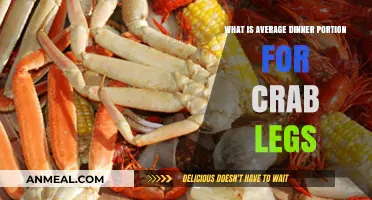 Perfect Crab Legs Portion: A Guide to Average Dinner Serving Sizes