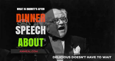 Babbitt's After-Dinner Speech: Unveiling Themes, Satire, and Social Commentary