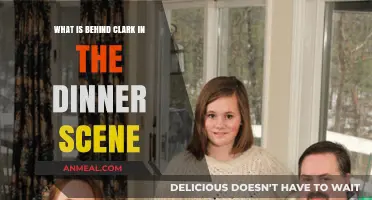 Unveiling the Mystery: What's Behind Clark in the Dinner Scene?