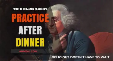 Benjamin Franklin's Post-Dinner Routine: A Historical Evening Practice Explored