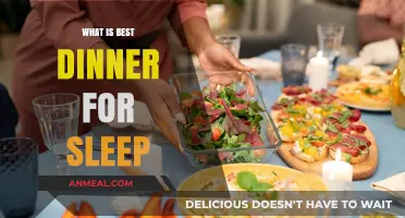Best Dinner for Sleep: Foods to Help You Rest Better