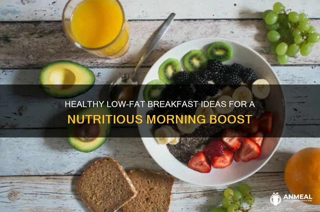 what is best low fat breakfast