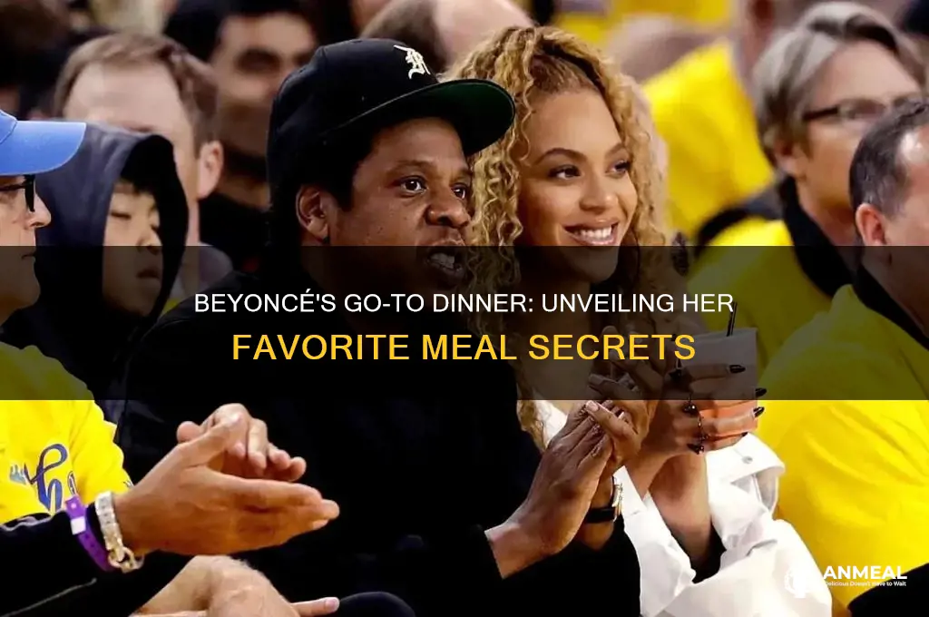 what is beyoncy favorite dinner