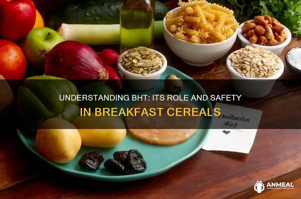 what is bht in breakfast cereal
