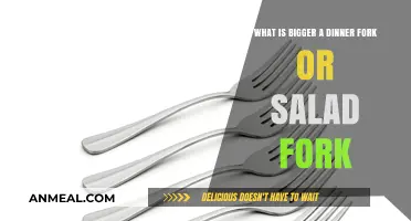 Dinner Fork vs. Salad Fork: Which One Takes the Size Crown?
