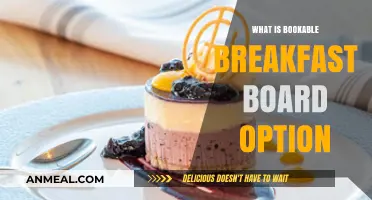 Understanding the Bookable Breakfast Board Option for Your Stay